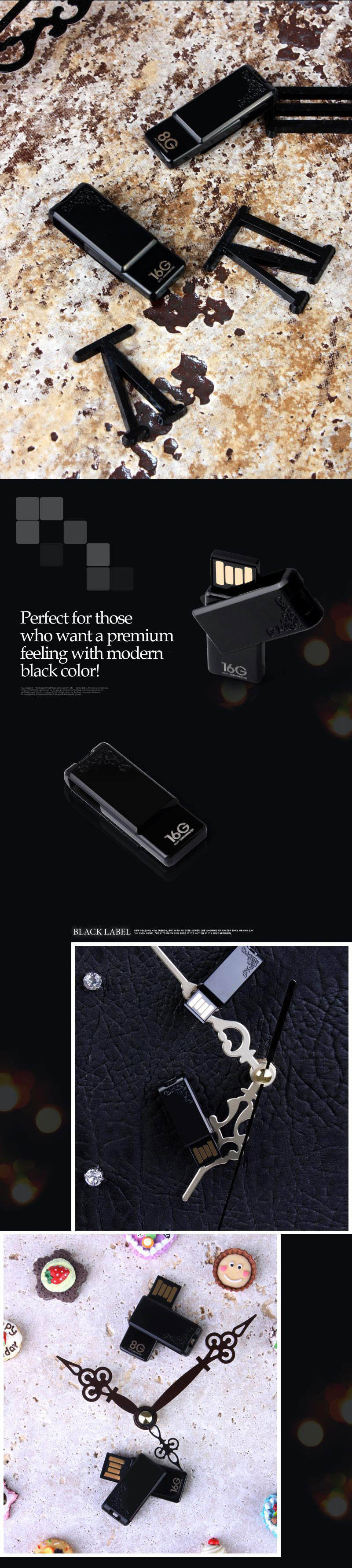 Perfect for those who want a premium feeling with modern black color!
